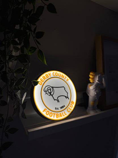 Derby County FC 7” usb lightbox
