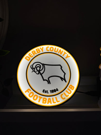 Derby County FC 7” usb lightbox