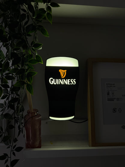 Pint of Guinness led lightbox