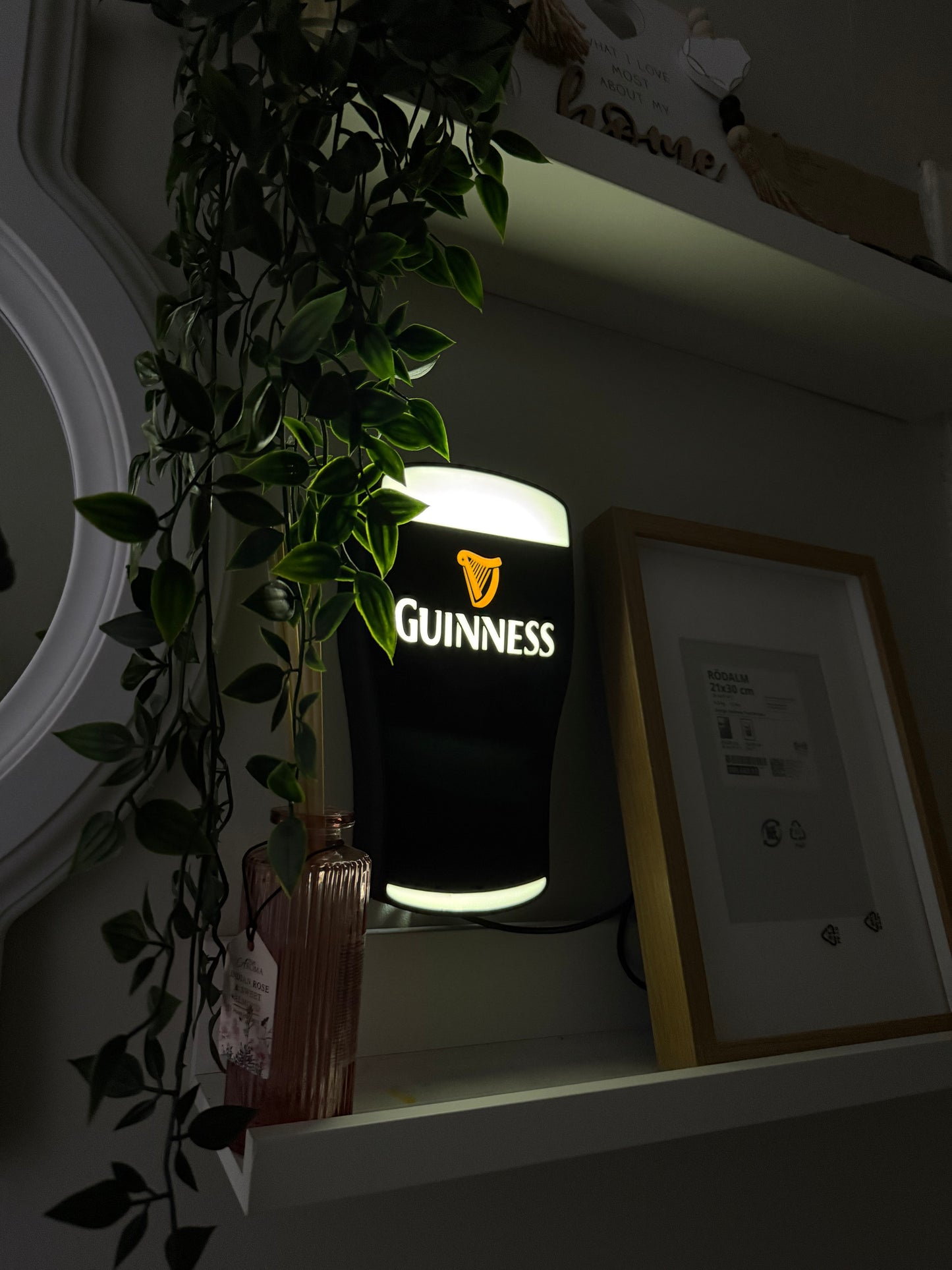 Pint of Guinness led lightbox
