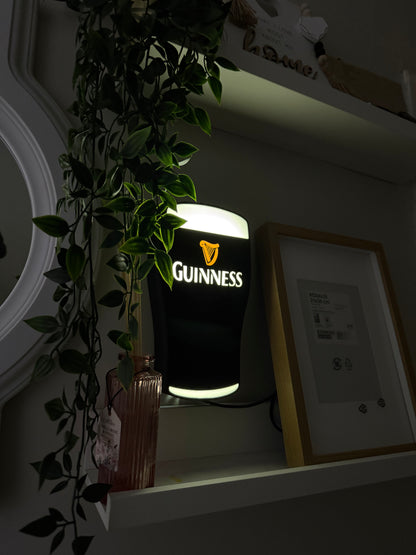 Pint of Guinness led lightbox