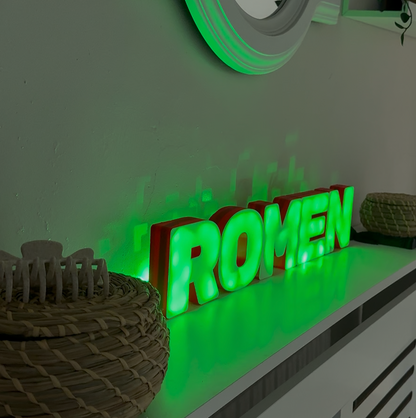 Custom 3D LED Name signs