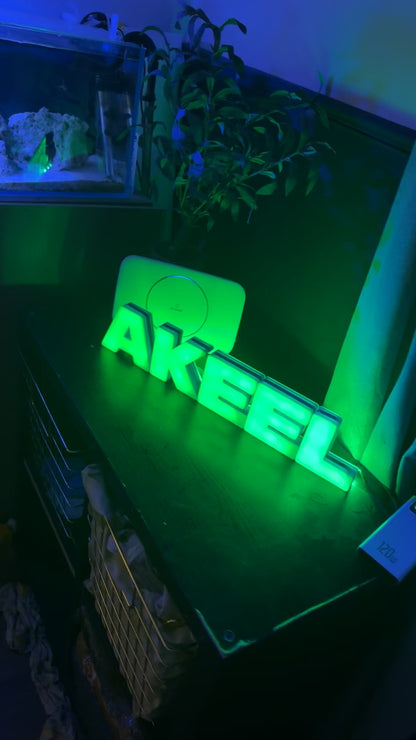 Custom 3D LED Name signs