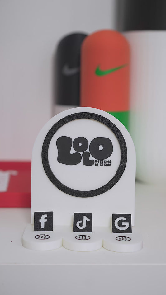 Custom Google Review & Social Media NFC Stand
