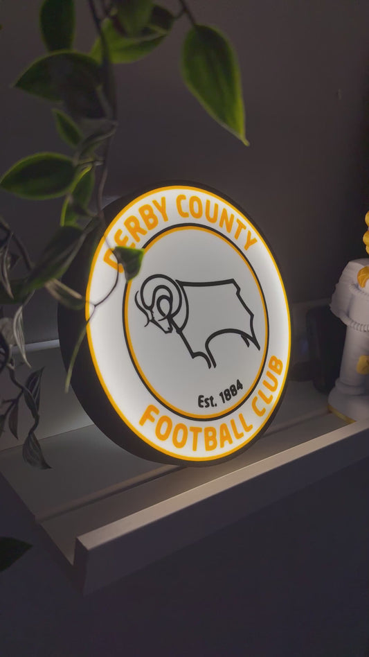 Derby County FC 7” usb lightbox